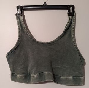 Aerie Offline | Women's Vintage Green Sports Bra